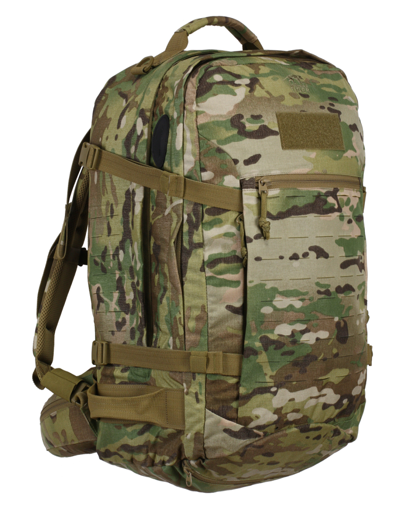 Tasmanian Tiger Mission Pack MKII Rucksack (37L) – Multicam, Abnehmbares Tragesystem, Mit Regenhülle